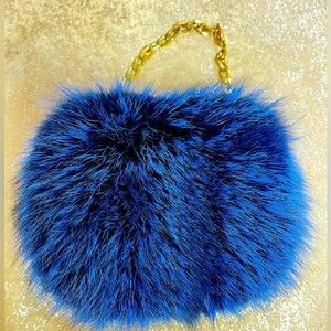 Escada limited edition exotic furs bag